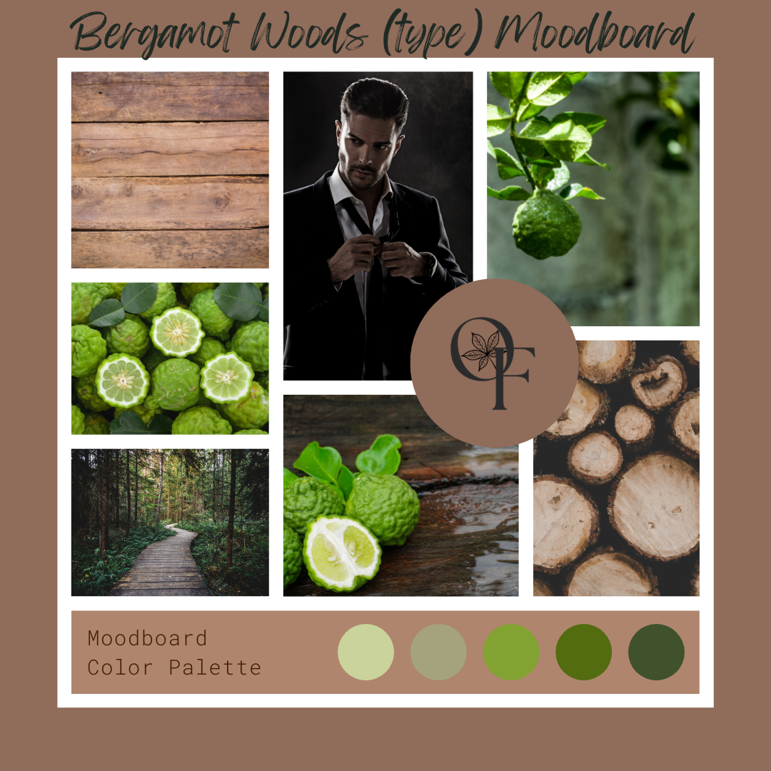 Bergamot Woods (type) Branding + Blend Ideas