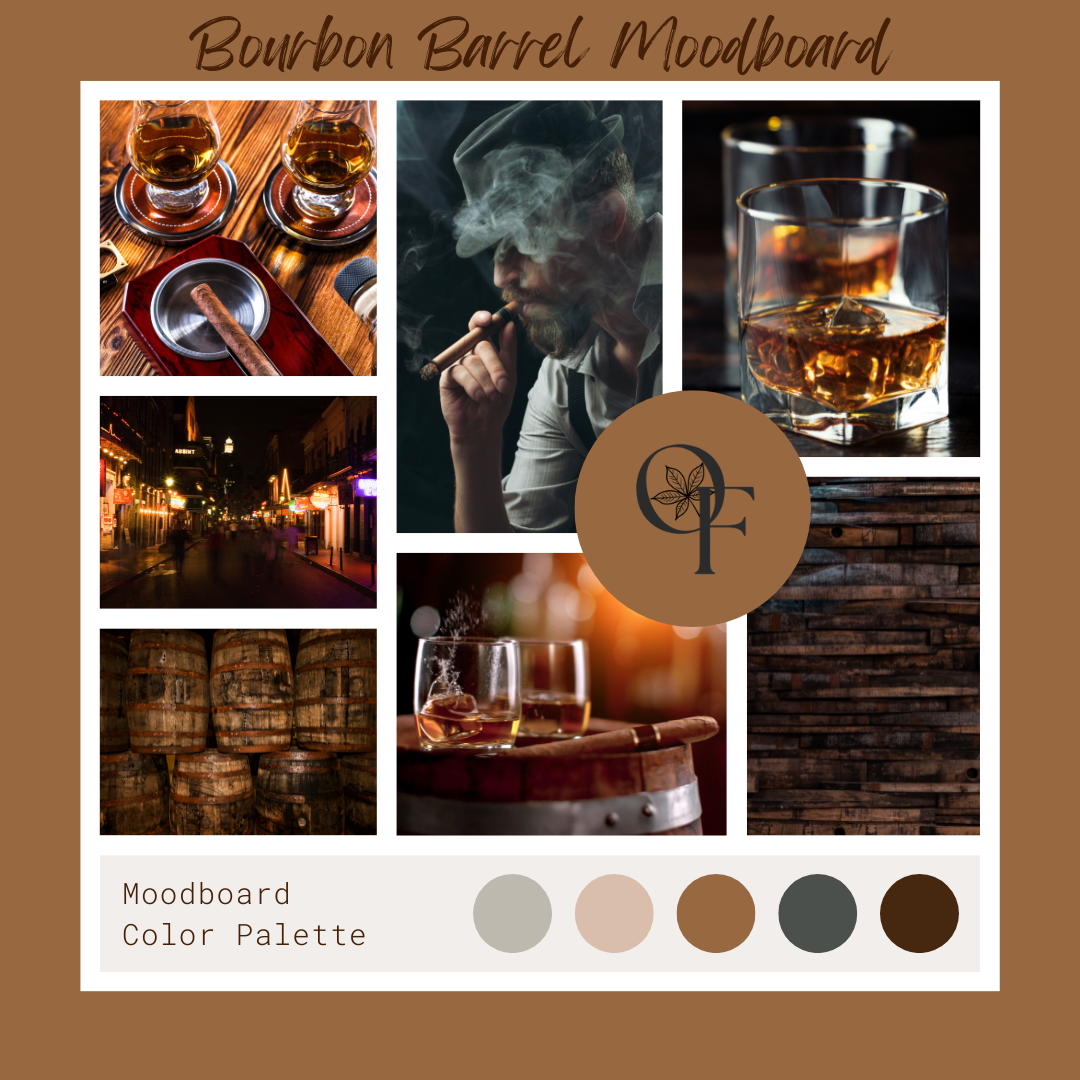 Bourbon Barrel Branding + Blend Ideas