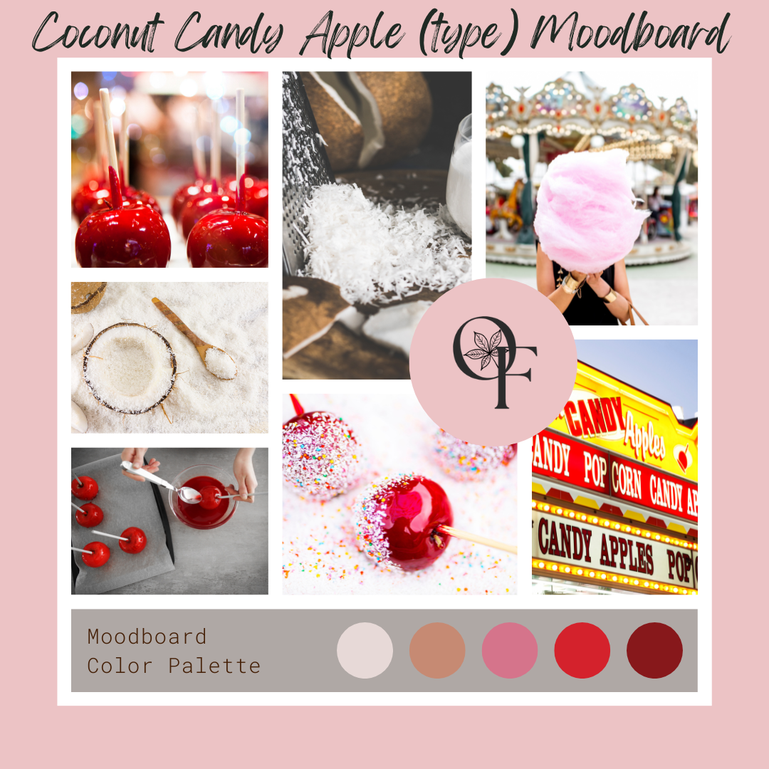 Coconut Candy Apple (type) - Branding + Blend Ideas